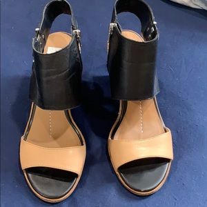 Dolce Vita two-toned leather wedges